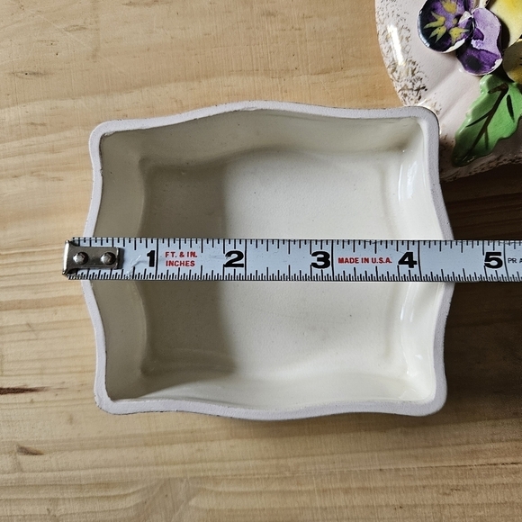 Vintage Porcelain Capodimonte Lidded Trinket Box - Picture 12 of 13